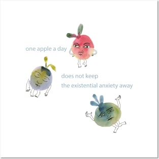 One apple a day Posters and Art
